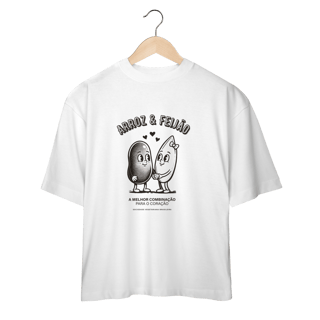 Nome do produto Camiseta Oversized Arroz & Feijão