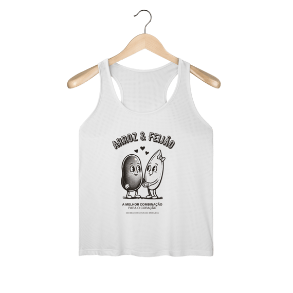 Regata feminina Arroz & Feijão