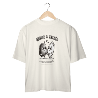 Nome do produto Camiseta Oversized Arroz & Feijão