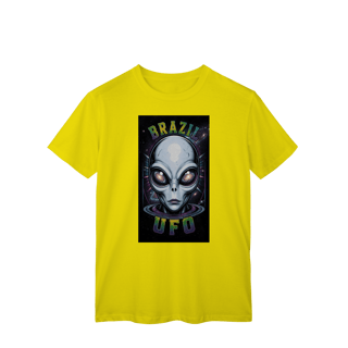 Nome do produto CAMISETA UNISSEX - ALIENÍGENA BRAZIL UFO