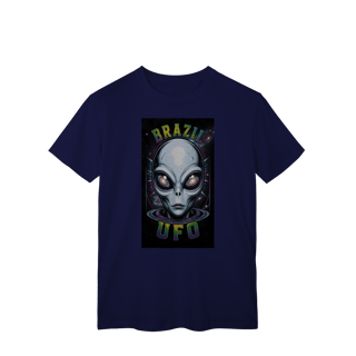 Nome do produto CAMISETA UNISSEX - ALIENÍGENA BRAZIL UFO