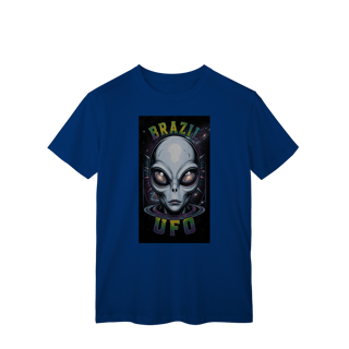 Nome do produto CAMISETA UNISSEX - ALIENÍGENA BRAZIL UFO