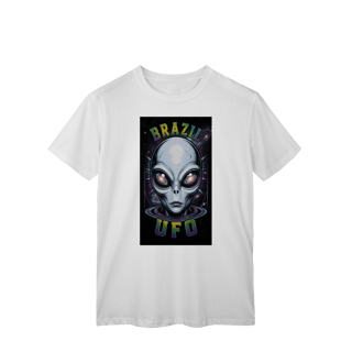 Nome do produto CAMISETA UNISSEX - ALIENÍGENA BRAZIL UFO