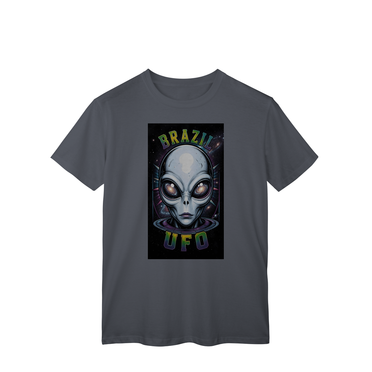 CAMISETA UNISSEX - ALIENÍGENA BRAZIL UFO