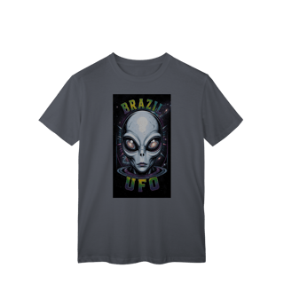 Nome do produto CAMISETA UNISSEX - ALIENÍGENA BRAZIL UFO