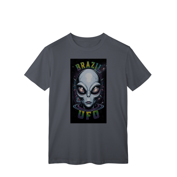 CAMISETA UNISSEX - ALIENÍGENA BRAZIL UFO