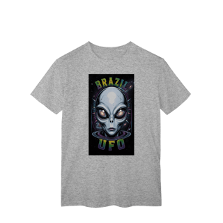 Nome do produto CAMISETA UNISSEX - ALIENÍGENA BRAZIL UFO