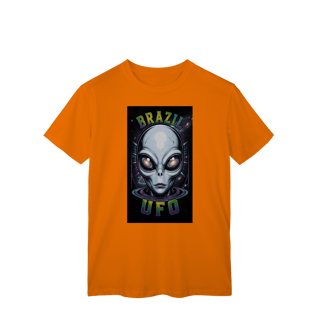 Nome do produto CAMISETA UNISSEX - ALIENÍGENA BRAZIL UFO