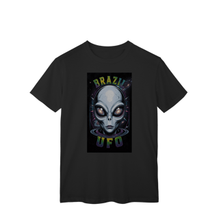 Nome do produto CAMISETA UNISSEX - ALIENÍGENA BRAZIL UFO