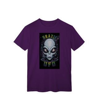 Nome do produto CAMISETA UNISSEX - ALIENÍGENA BRAZIL UFO