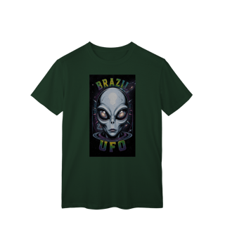 Nome do produto CAMISETA UNISSEX - ALIENÍGENA BRAZIL UFO