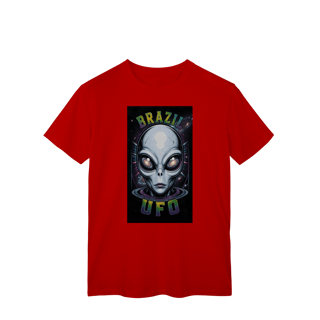 Nome do produto CAMISETA UNISSEX - ALIENÍGENA BRAZIL UFO
