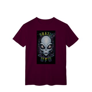 Nome do produto CAMISETA UNISSEX - ALIENÍGENA BRAZIL UFO