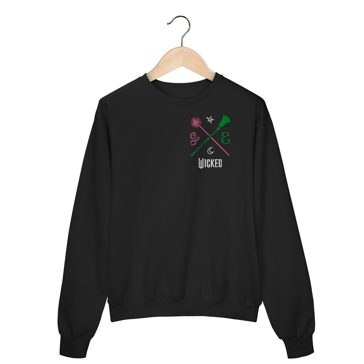 Nome do produto: Moletom Fechado - Wicked (Pink And Green)