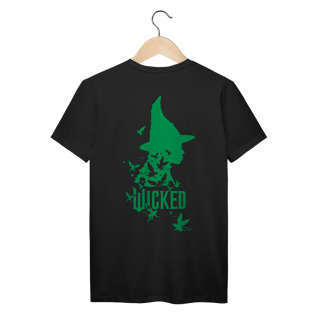 Nome do produtoCamiseta - Wicked (Elphaba) - Frente e Costas