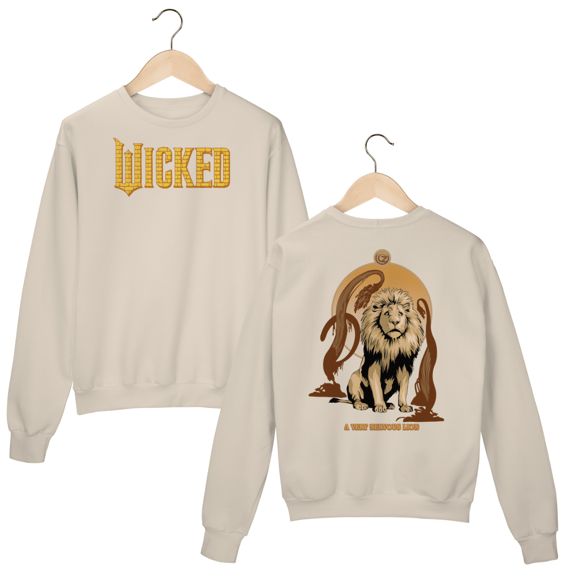 Moletom Fechado - A Very Nervous Lion (Leão Covarde)