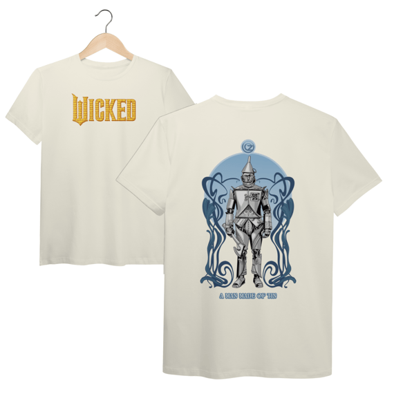 Camiseta (Algodão Peruano) - A Man Made Of Tin (Homem de Lata)