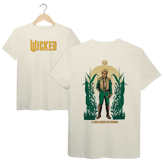 Camiseta (Algodão Peruano) - A Man Made Of Straw (Fiyero/Espantalho)