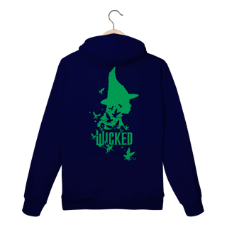 Nome do produtoMoletom Canguru - Wicked (Elphaba) - Frente e Costas