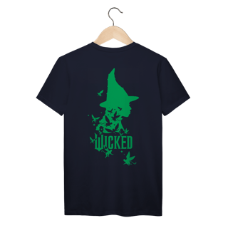 Nome do produtoCamiseta - Wicked (Elphaba) - Frente e Costas