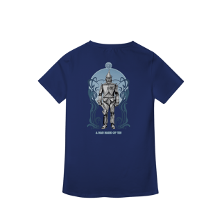 Nome do produtoCamiseta Feminina (Algodão Peruano) - A Man Made Of Tin (Homem de Lata)