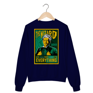 Nome do produtoMoletom Fechado - The Wizard Sees Everything