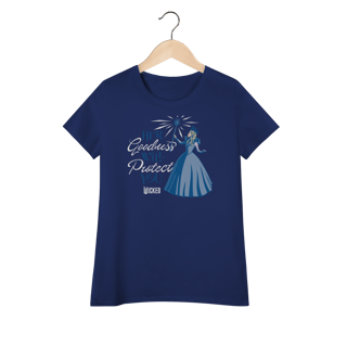 Nome do produtoCamiseta Feminina (Algodão Peruano) - Her Goodness Will Protect You