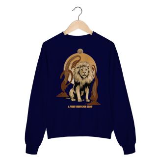 Nome do produtoMoletom Fechado - A Very Nervous Lion (Leão Covarde)