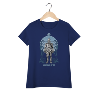 Nome do produtoCamiseta Feminina (Algodão Peruano) - A Man Made Of Tin (Homem de Lata)