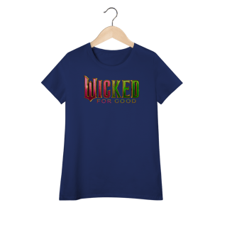 Nome do produtoCamiseta Feminina (Algodão Peruano) - Wicked: For Good