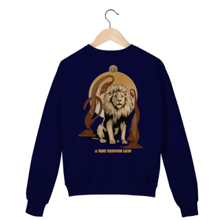 Nome do produtoMoletom Fechado - A Very Nervous Lion (Leão Covarde)