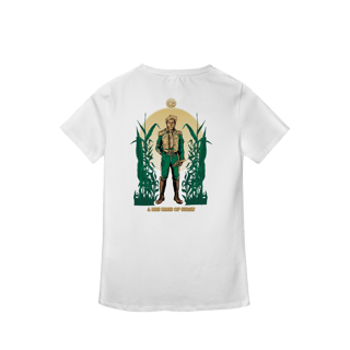 Nome do produtoCamiseta Feminina (Algodão Peruano) - A Man Made Of Straw (Fiyero/Espantalho)