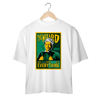 Nome do produtoCamiseta Oversized - The Wizard Sees Everything