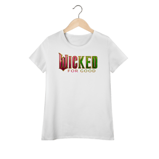 Nome do produtoCamiseta Feminina (Algodão Peruano) - Wicked: For Good
