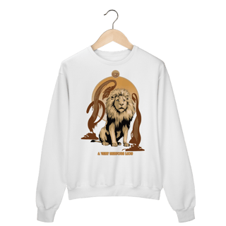 Nome do produtoMoletom Fechado - A Very Nervous Lion (Leão Covarde)