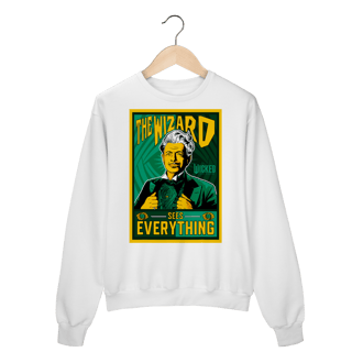 Nome do produtoMoletom Fechado - The Wizard Sees Everything