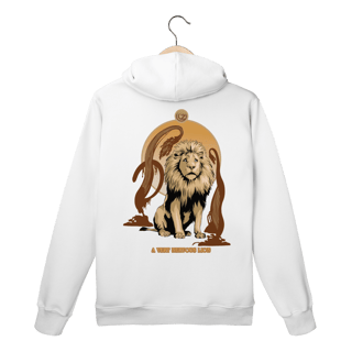 Nome do produtoMoletom Canguru - A Very Nervous Lion (Leão Covarde)