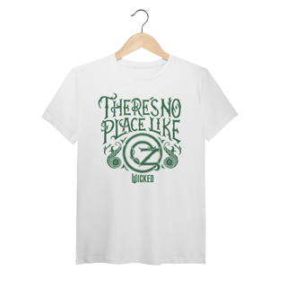 Nome do produtoCamiseta (Algodão Peruano) - There's No Place Like Oz