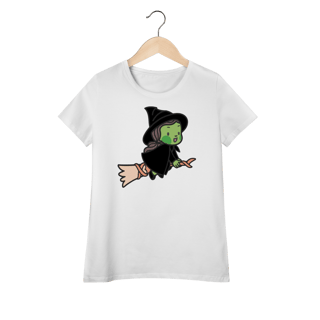 Nome do produtoCamiseta Feminina (Algodão Peruano) - Elphaba Chibi