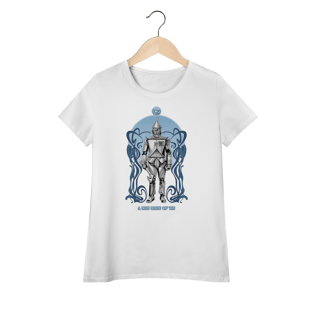 Nome do produtoCamiseta Feminina (Algodão Peruano) - A Man Made Of Tin (Homem de Lata)