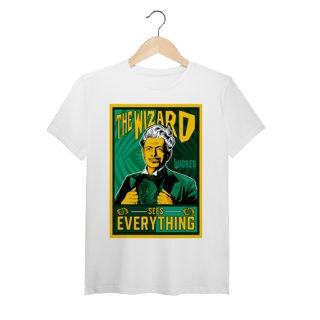 Nome do produtoCamiseta (Algodão Peruano) - The Wizard Sees Everything