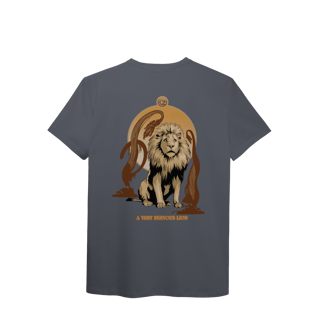 Nome do produtoCamiseta (Algodão Peruano) - A Very Nervous Lion (Leão Covarde)