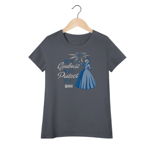 Nome do produtoCamiseta Feminina (Algodão Peruano) - Her Goodness Will Protect You