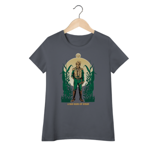 Nome do produtoCamiseta Feminina (Algodão Peruano) - A Man Made Of Straw (Fiyero/Espantalho)