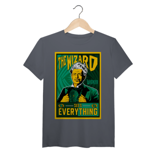 Nome do produtoCamiseta (Algodão Peruano) - The Wizard Sees Everything