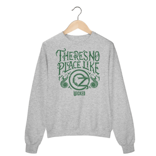 Nome do produtoMoletom Fechado - There's No Place Like Oz