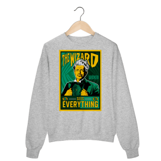 Nome do produtoMoletom Fechado - The Wizard Sees Everything
