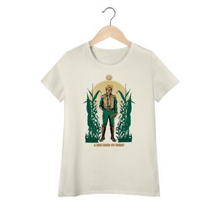 Camiseta Feminina (Algodão Peruano) - A Man Made Of Straw (Fiyero/Espantalho)