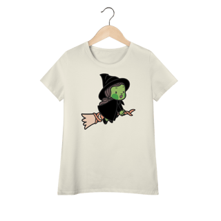 Nome do produtoCamiseta Feminina (Algodão Peruano) - Elphaba Chibi