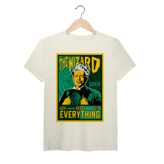 Nome do produtoCamiseta (Algodão Peruano) - The Wizard Sees Everything